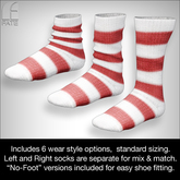 FATEwear Sock - Jerry - VolcanicTundra