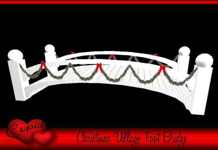 Christmas Village Foot Bridge