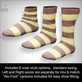 FATEwear Sock - Jerry - Quicksand