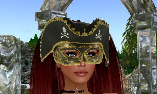 ~SE~Mask- Pirate with hat