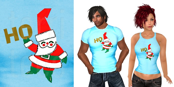 terri.tees santa ho tee & tank