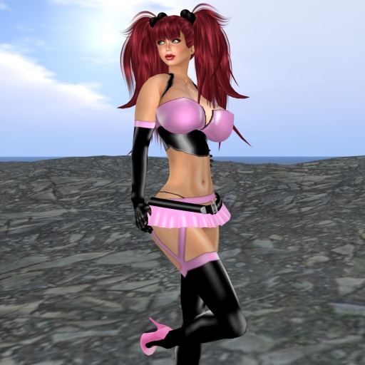 ! Hart's Pink Playthings w 2 Free Lolas Tango Tops