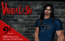 Bass Clef T-Shirt (Blue)