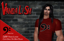 Bass Clef T-Shirt (Red)