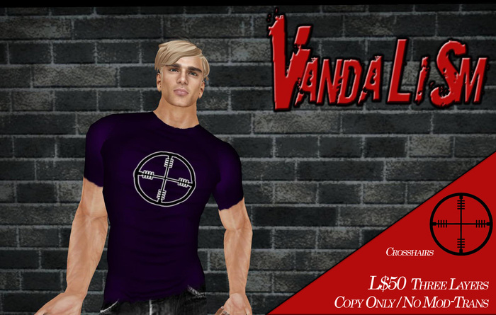 Crosshairs T-Shirt (Purple)
