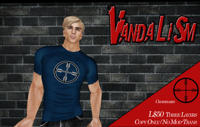 Crosshairs T-Shirt (Blue)