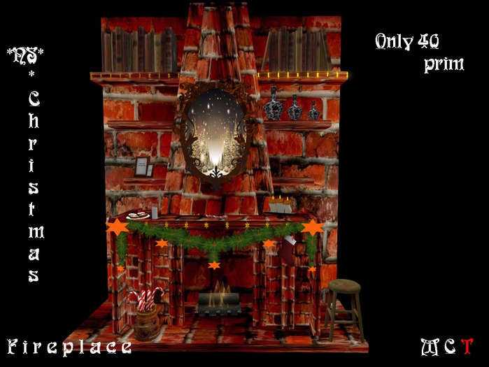 *NS*-Christmas Fireplace
