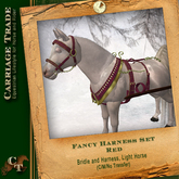 Fancy Harness for Water Horse LH Avatar Red