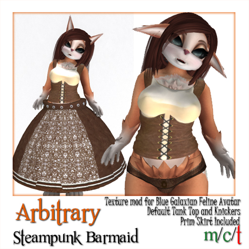 >> Arbitrary << BG Feline Leather Barmaid Outift