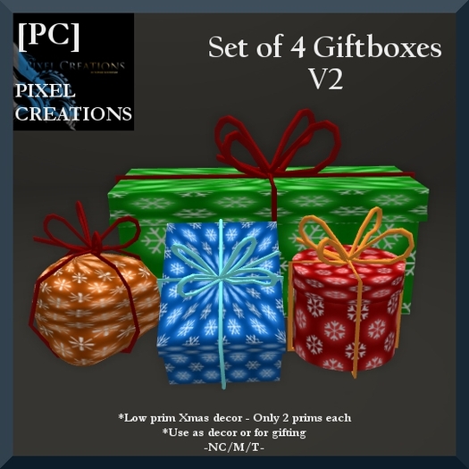 [PC] SET OF 4 GIFTBOXES V2