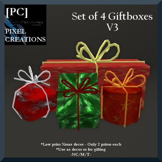 [PC] SET OF 4 GIFTBOXES V3