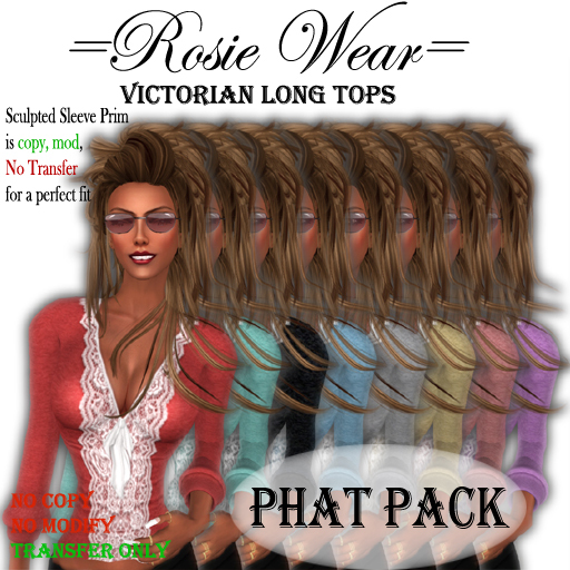 =Rosie Wear= Victorian Long Tops