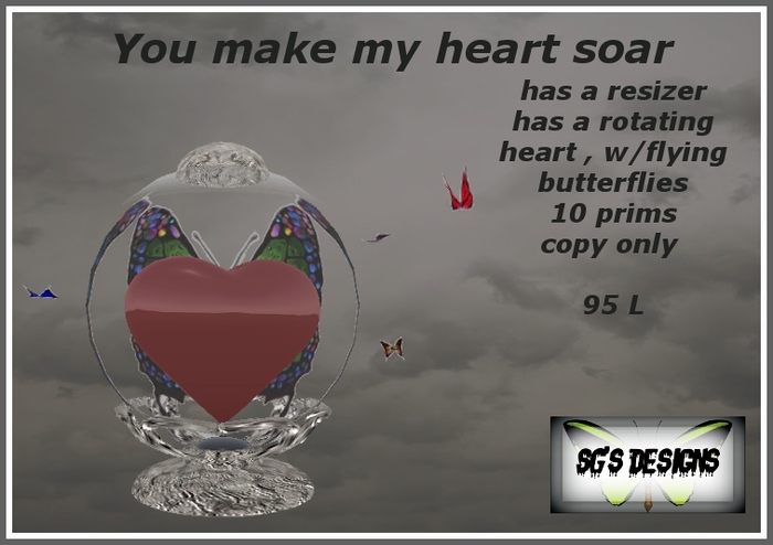 You make my heart soar sculpture