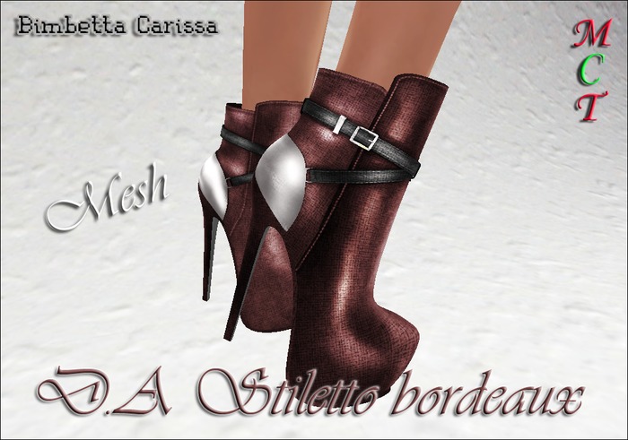 DA Stiletto Bordeaux