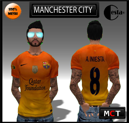 Camisa Mesh Barca 8