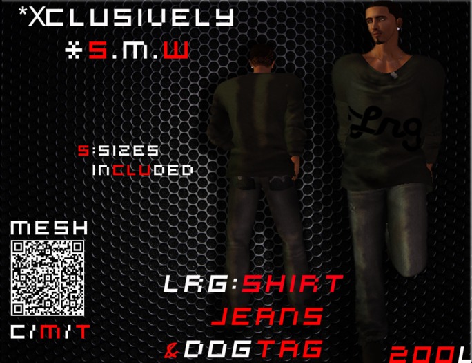 X*SMW LRG JEANS & SHIRT