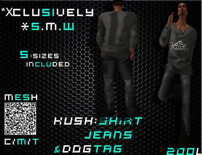 X*SMW KUSH JEAN & SHIRT