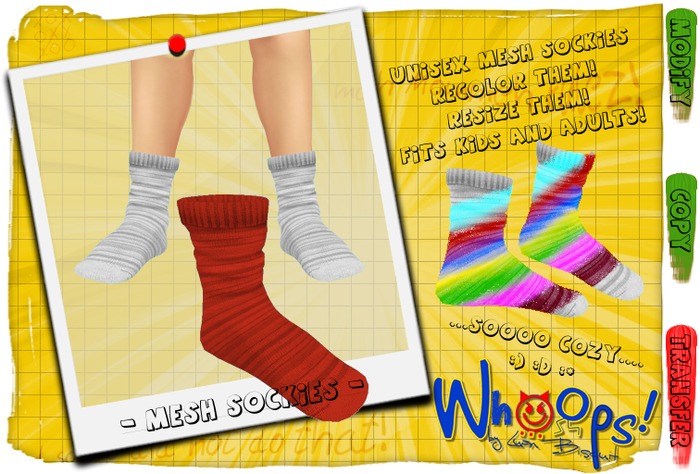 [Whoops!] - Stripe Sockies