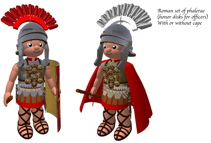 Tiny ioumane Roman officer's phalerae