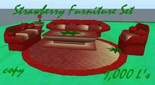 Strawberry Furniture Set Boxed
