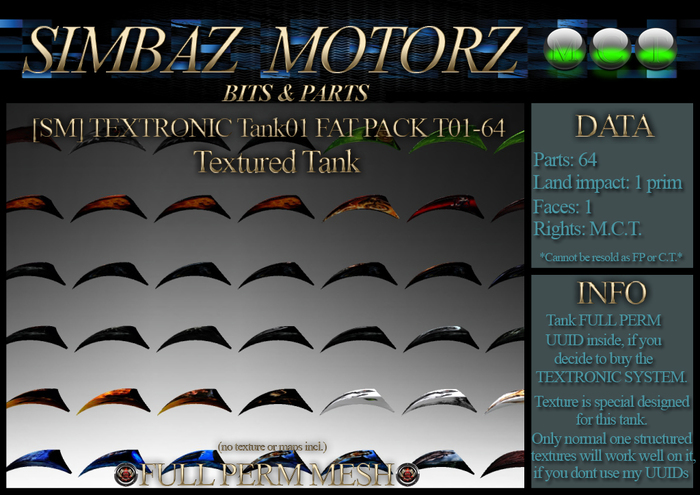 [SM] Bike TTS Tank 01-T01-64 FAT PACK