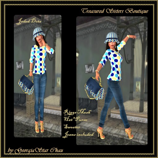 GSC Jade Dots Mesh outfit