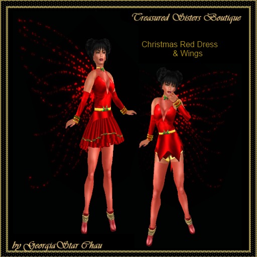 GSC Christmas Red Dress