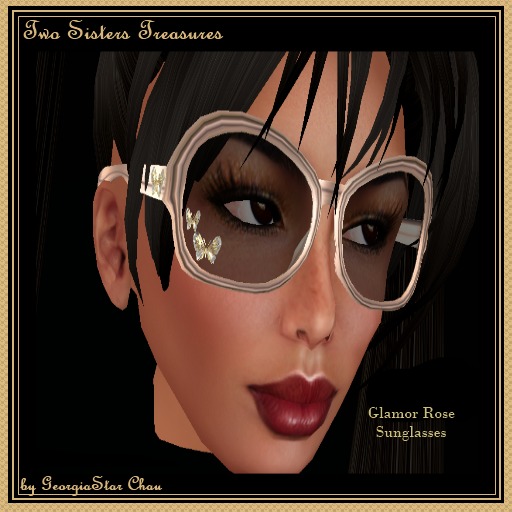 GSCGlamor Large Rose Sunglasses 