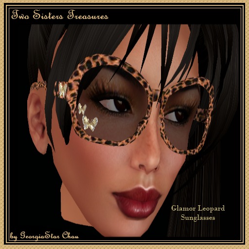 GSCGlamor Large Leopard Sunglasses 