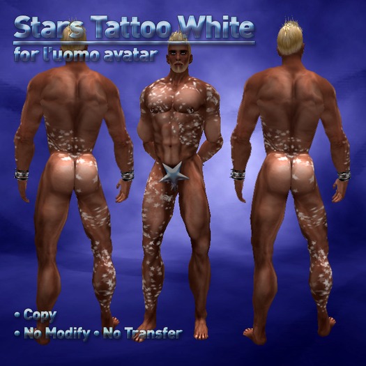 RS Stars Tattoo White