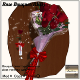 ((Crystal line))Rose Bouquet Red