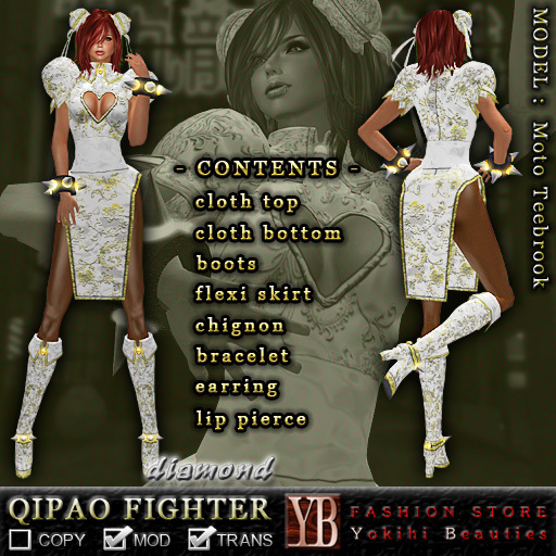 *YB* QIPAO FIGHTER diamond