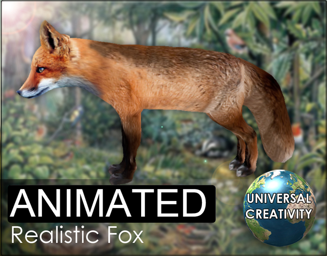 Universal Creativity - Sculpted Fox - Animated