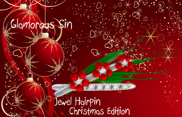 Glamorous Sin - GiftBox - HairPin Christmas Edition