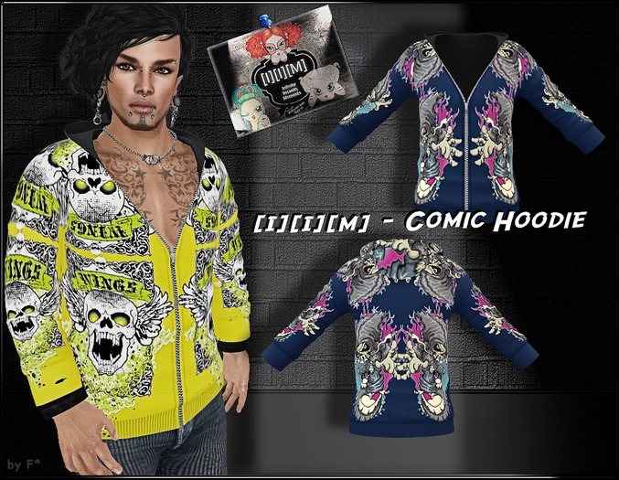 [I][I][M] - Comic Hoodie Men 07