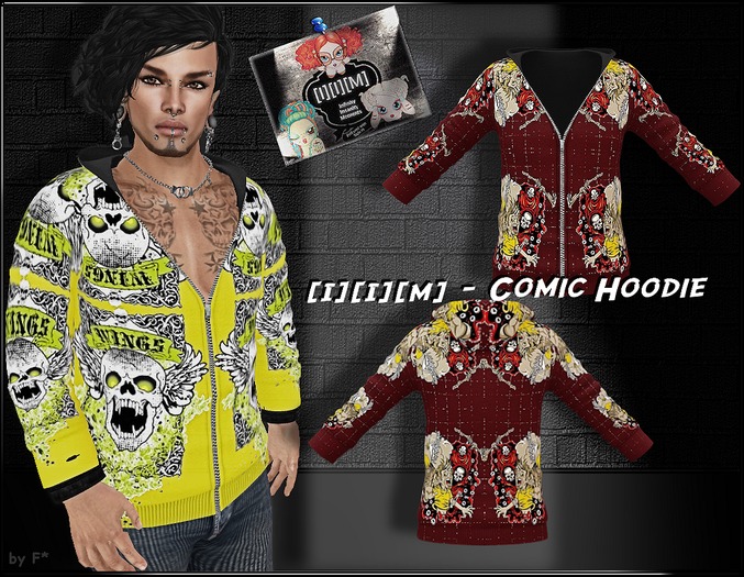 [I][I][M] - Comic Hoodie Men 10