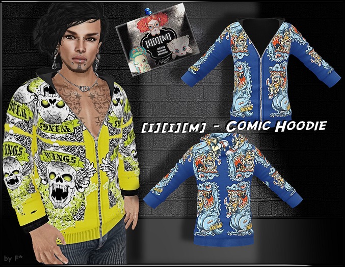 [I][I][M] - Comic Hoodie Men 03