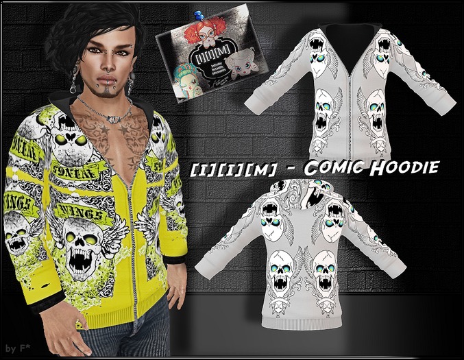 [I][I][M] - Comic Hoodie Men 06
