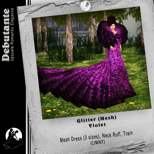 *Deb Glitter Violet