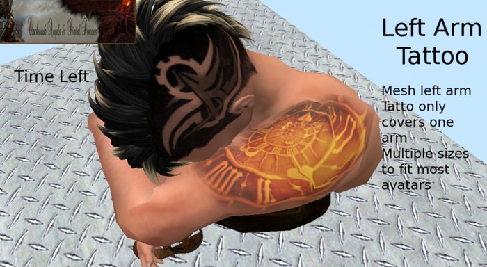 Time Tattoo Mens