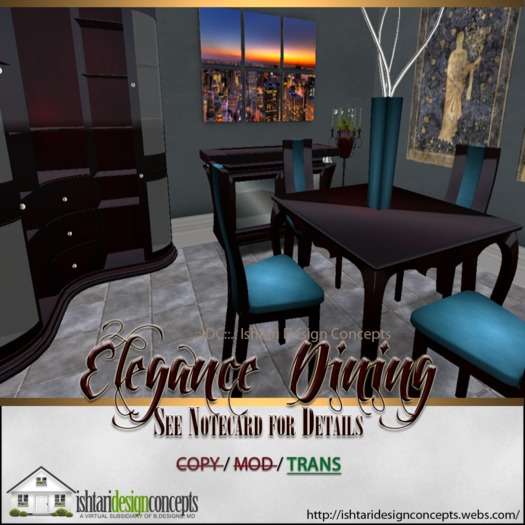 ..::IDC::.. "Elegance" Dining Set