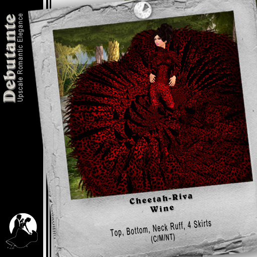 *Deb* Cheetah-Riva Dress Wine