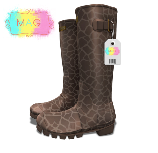 {MAG} Wellington Boots- Giraffe 