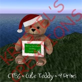 CTB6 Merry Christmas I Love You Teddy Bear (Rezz Me)