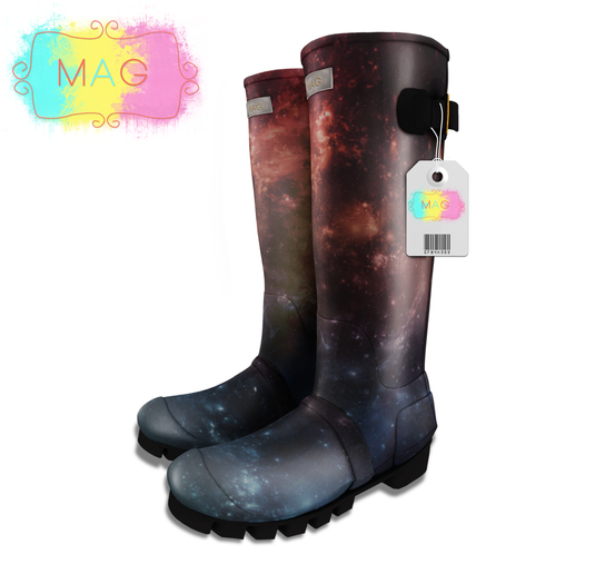 {MAG} Wellington Boots- Galaxy