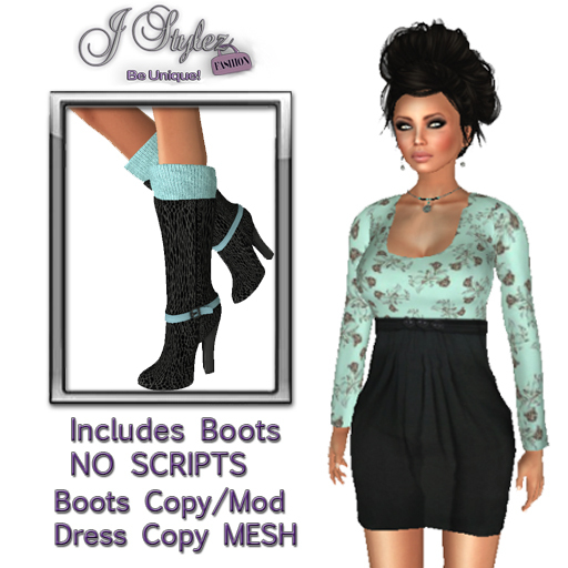 ::J:: StyleZ:: RamonaBlue MESH Outfit