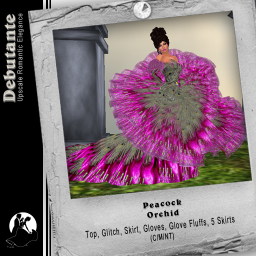 *Deb* Peacock Gown Orchid