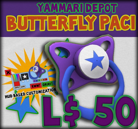 [Yammari] Butterfly 'Custom' Paci 
