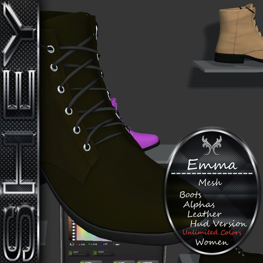 SHEY - Emma Military Boots -WOMEN-