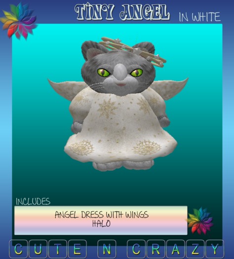 TIny Angel White